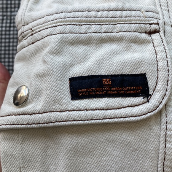 BDG Urban Outfitters Relaxed Skate Jean Cargo in Size 24 - off white denim - Picture 2 of 8